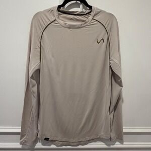 TLF Long Sleeve Performance Shirt – Tan/Cream